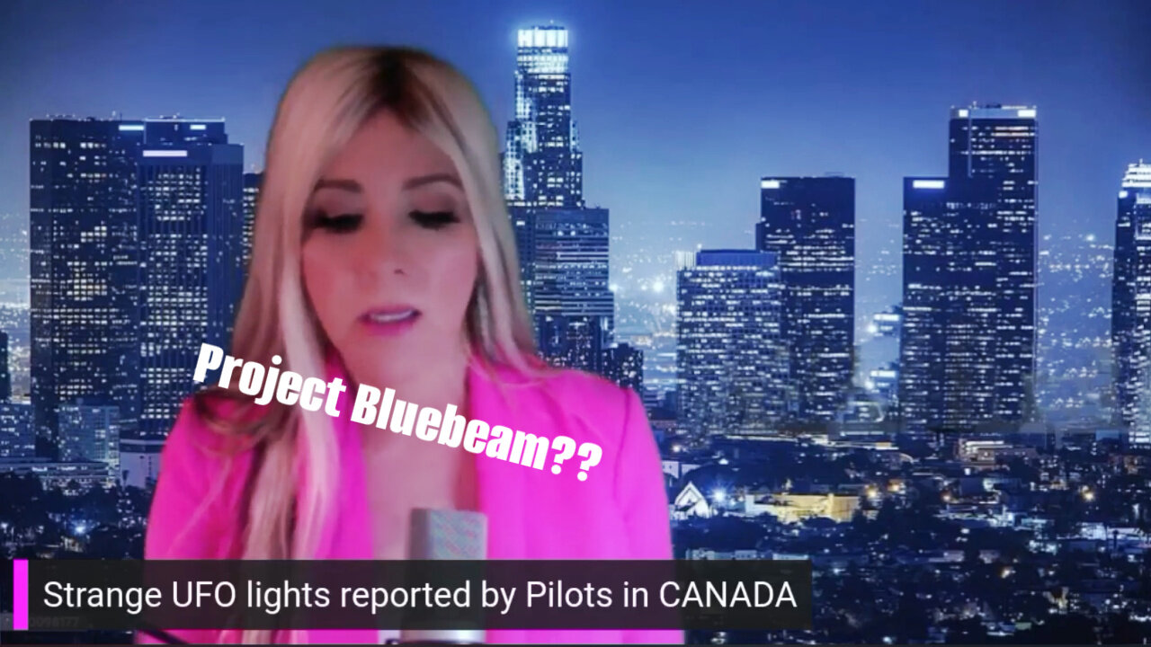 Pilots report UFO type Lights seen in Canada & California Storm