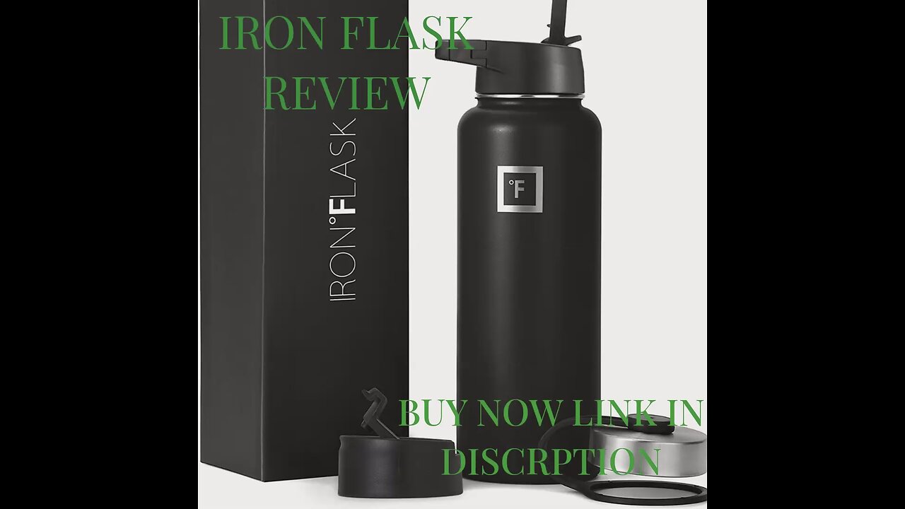 IRON °FLASK Sports Water Bottle - 40 Oz 3 Lids #viral