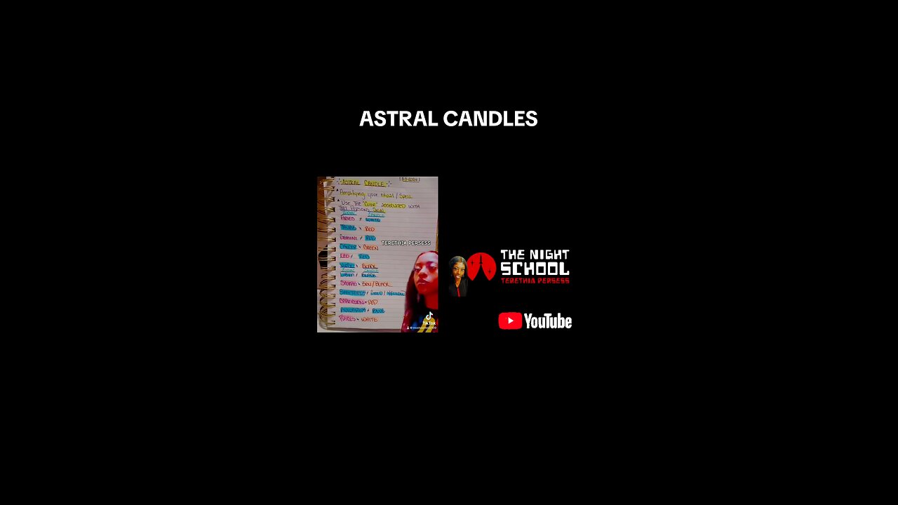 HOW TO CREATE ASTRAL CANDLES