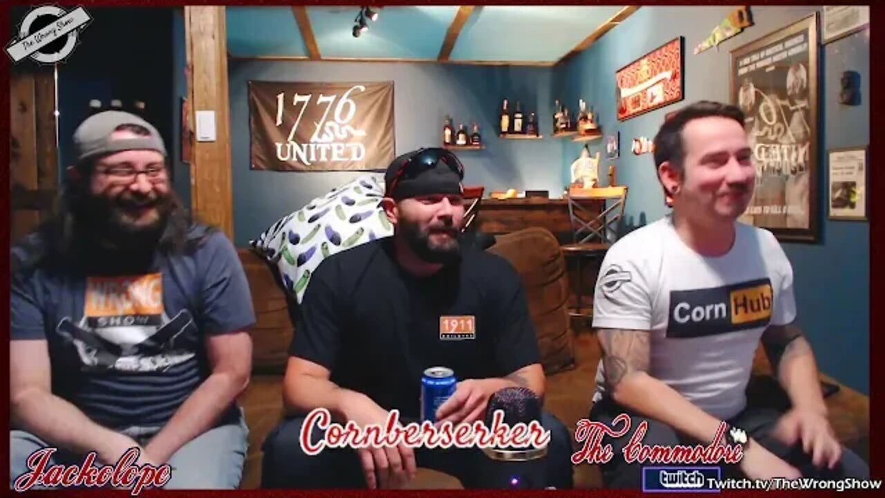 VOD: The Wrong Show ! With special guest CornBerzerker! THE CORN SHOW