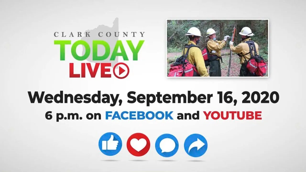 WATCH: Clark County TODAY LIVE • Wednesday, September 16, 2020