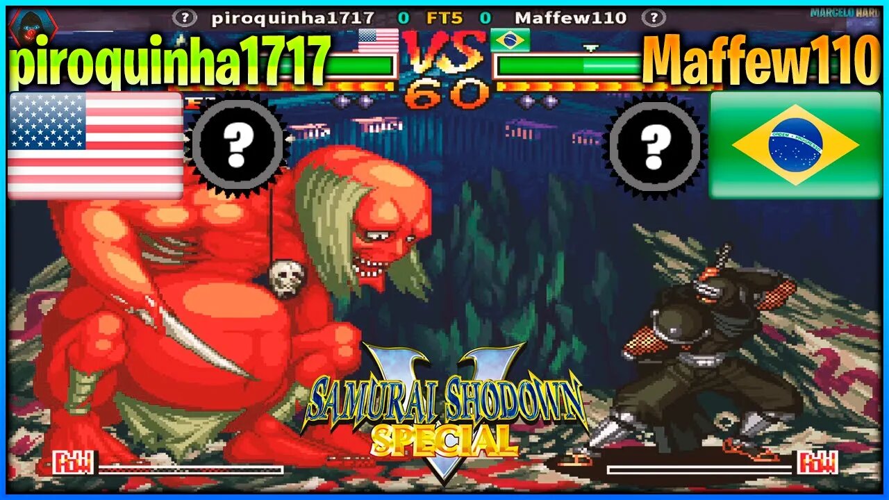 Samurai Shodown V Special (piroquinha1717 Vs. Maffew110) [U.S.A Vs. Brazil]