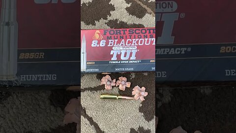 8.6 Blackout, 285gr Subsonic Copper #FSM #SCS #shorts #86blk #YHMR9