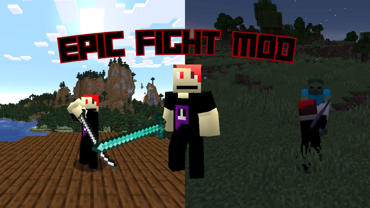 AMAZING REVIEW Of the EpicFight Mod on Minecraft!