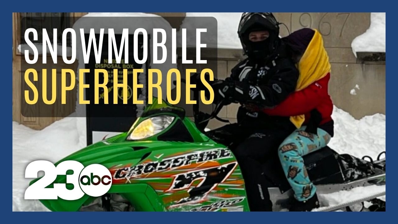 Snowmobilers save the day in snowbound Buffalo, New York