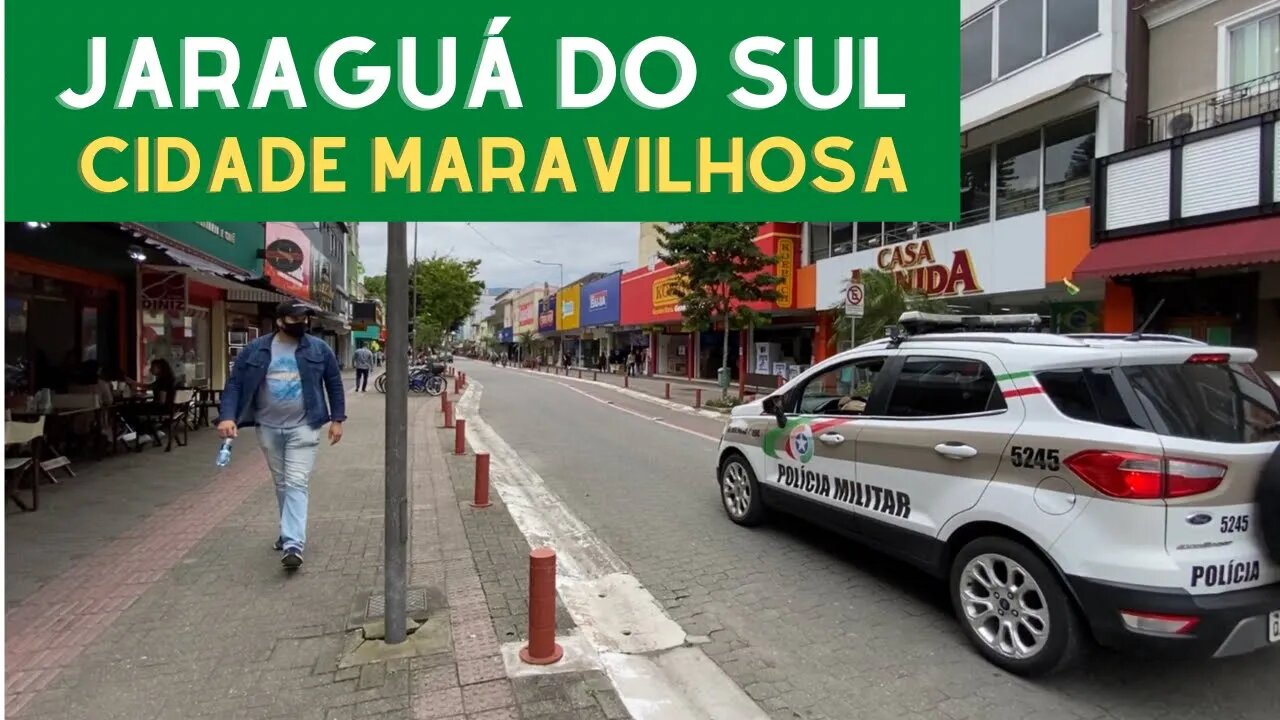 Tour a pé, no Centro de Jaraguá do Sul 06/09/21 Parte 1