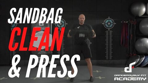 Sandbag Clean & Press (Demonstration)