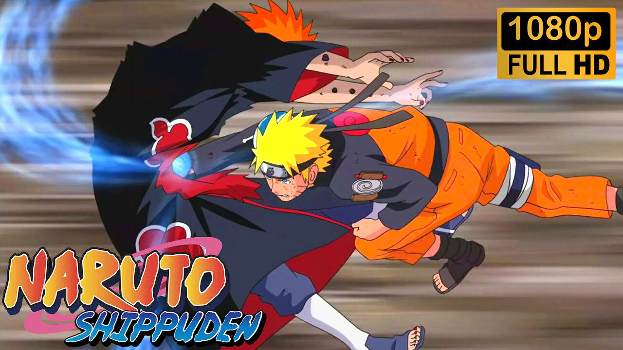 Pain vs Naruto full fight (ENG Dub)hd 1080p60fps