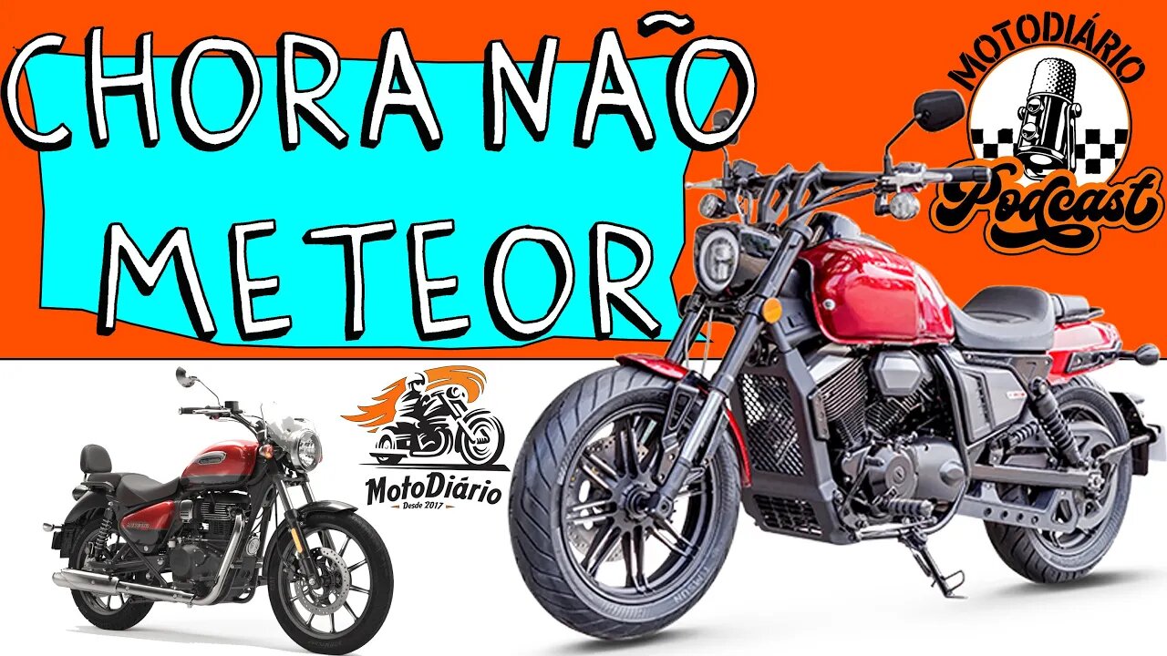 Chora não METEOR: Mais uma MOTO CUSTOM chega às AMÉRICAS: V-BOB 250i