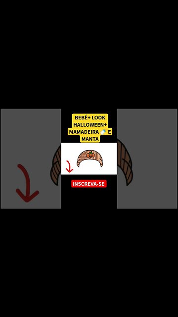Como Desenhar BEBÊ+ LOOK HALLOWEEN+ MAMADEIRA 🍼+MANTA #shorts #bonecadepapel #paperdolls