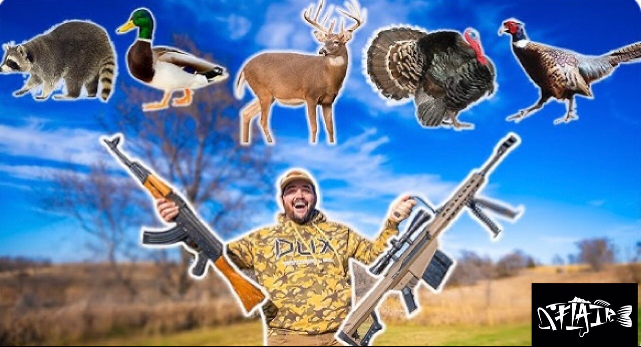 The ultimate wild game multi species Thanksgiving dinner. (Catch, clean, cook)