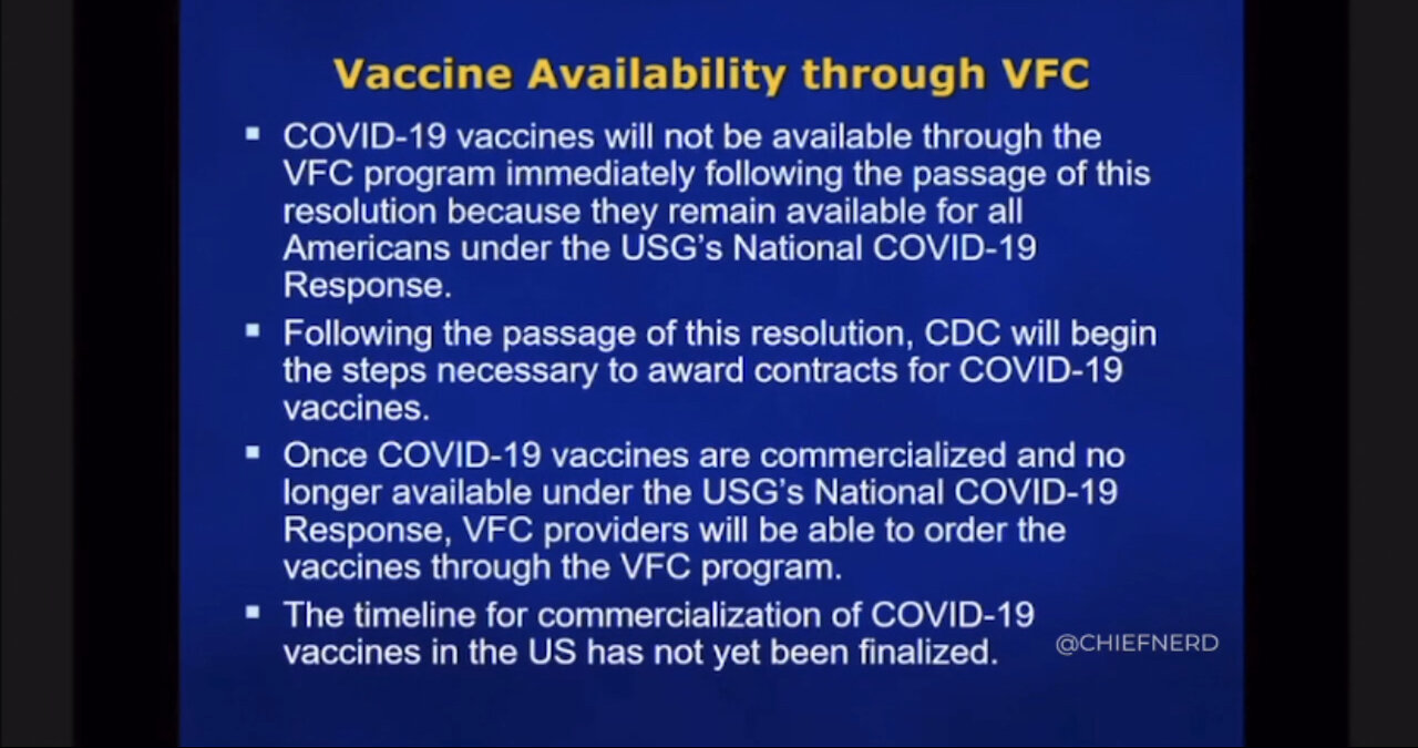 CDC Clarifies VFC Resolution Saying COVID Vax Mandate for Schools Would be a State Decision