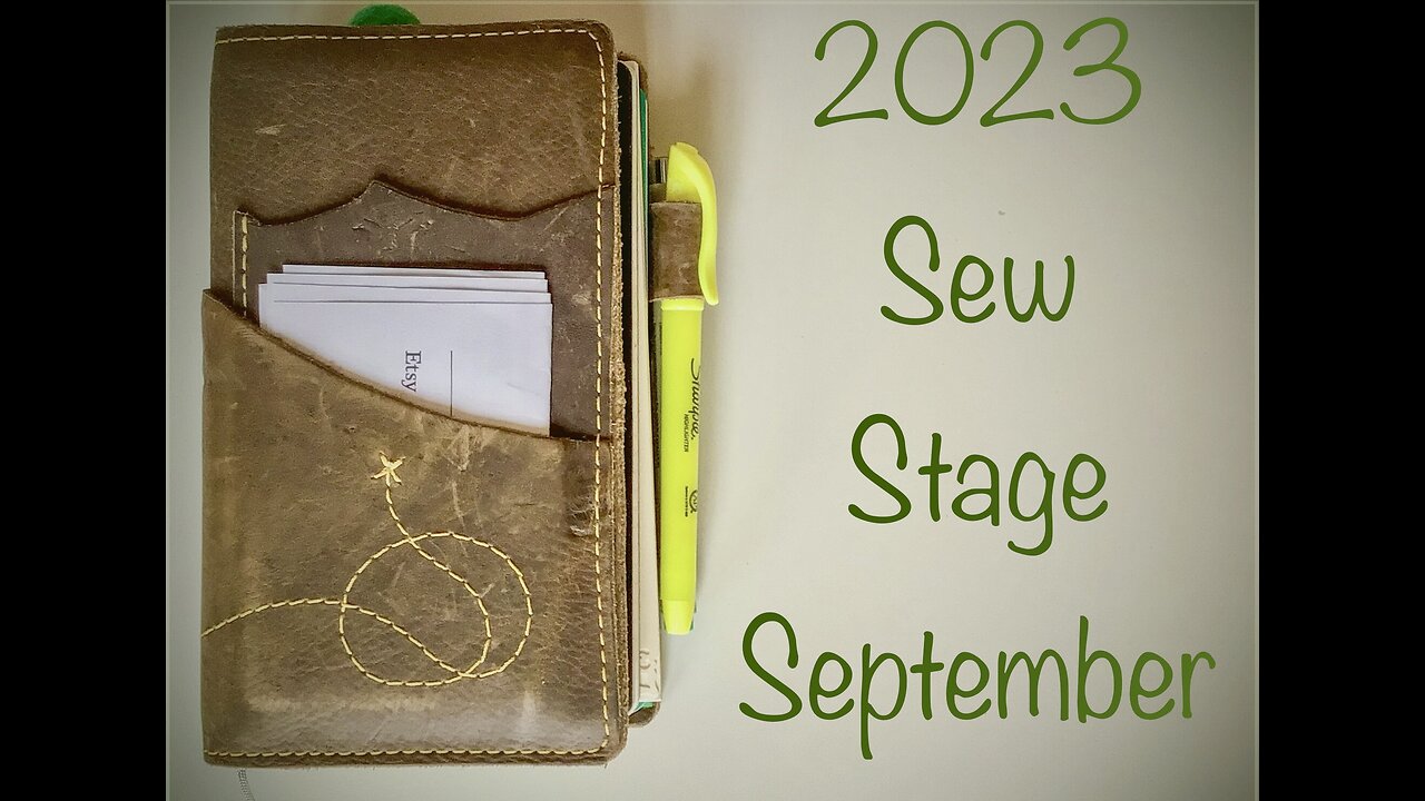 Speckled Fawn B6 Slim | Sew Stage September (No Audio)