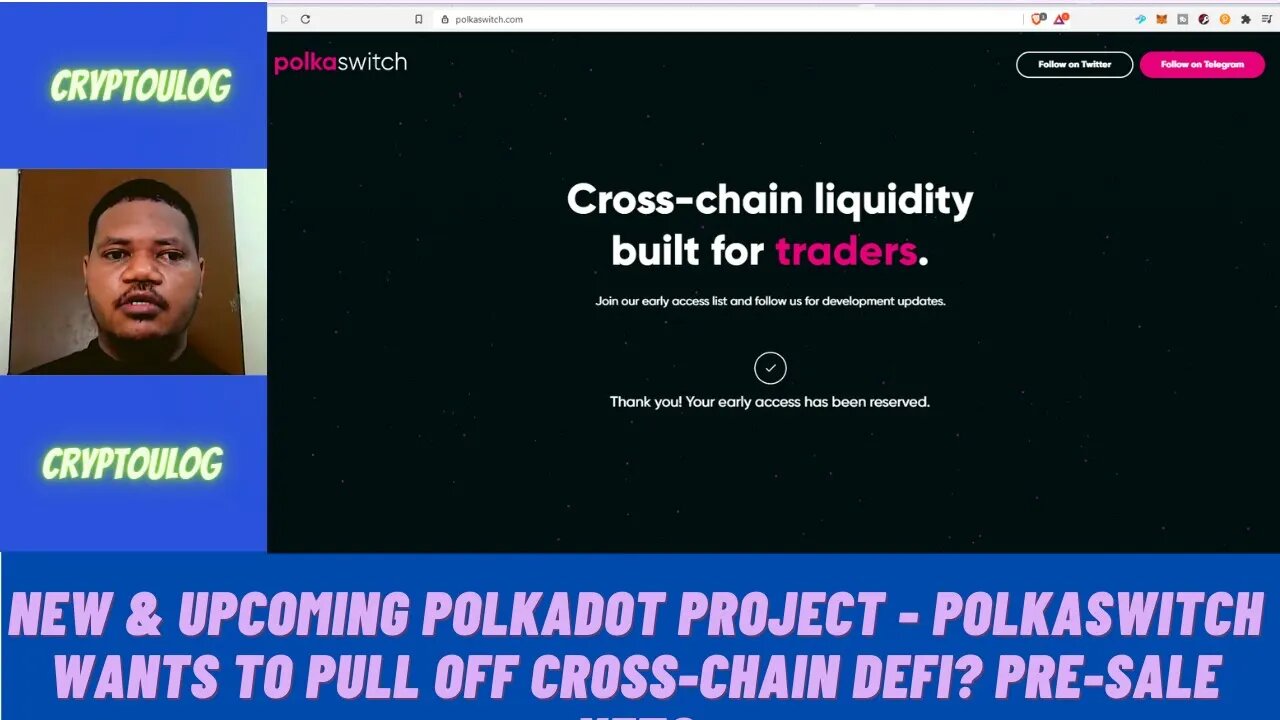 New & Upcoming Polkadot Project - Polkaswitch Wants To Pull Off Cross-Chain DEFI? Pre-sale Yet?