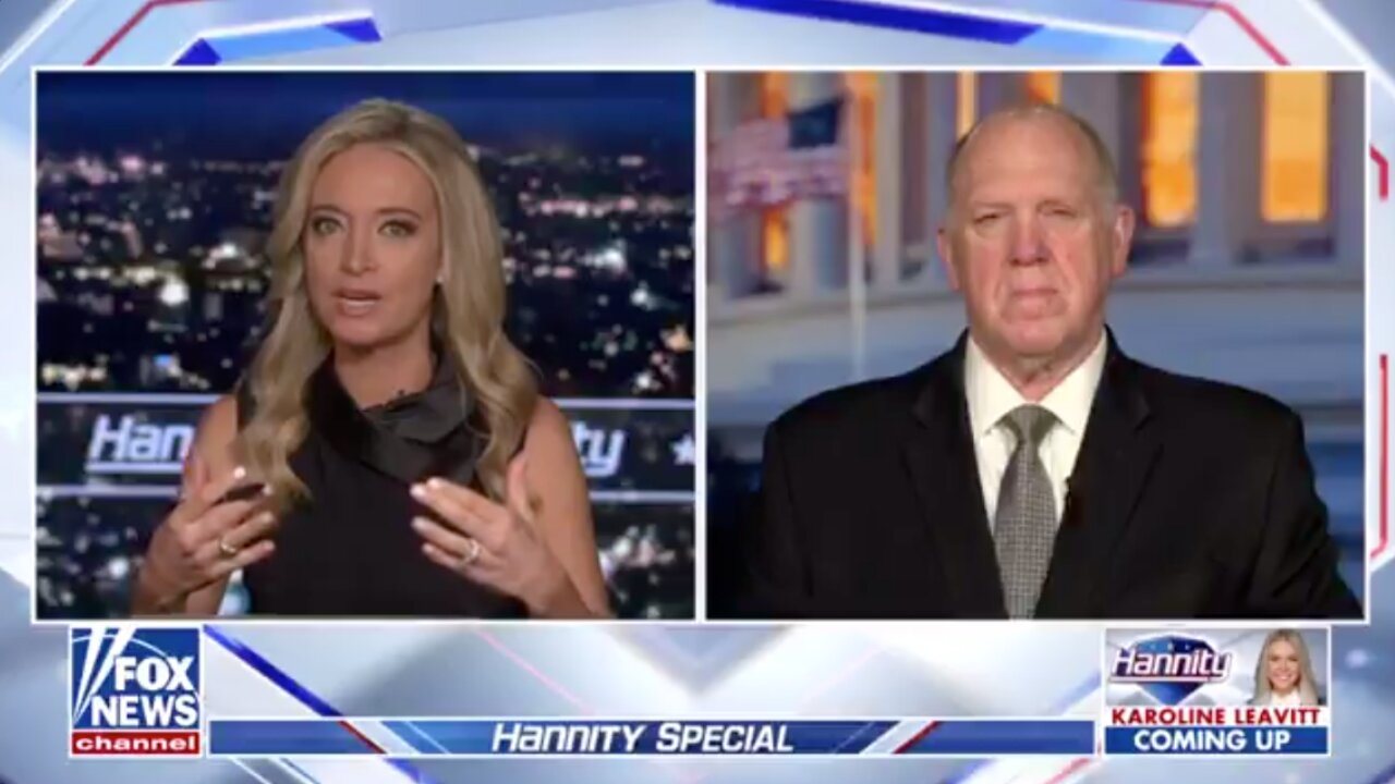 Trump Admin Tom Homan Promises To Fix Biden's Border Crisis
