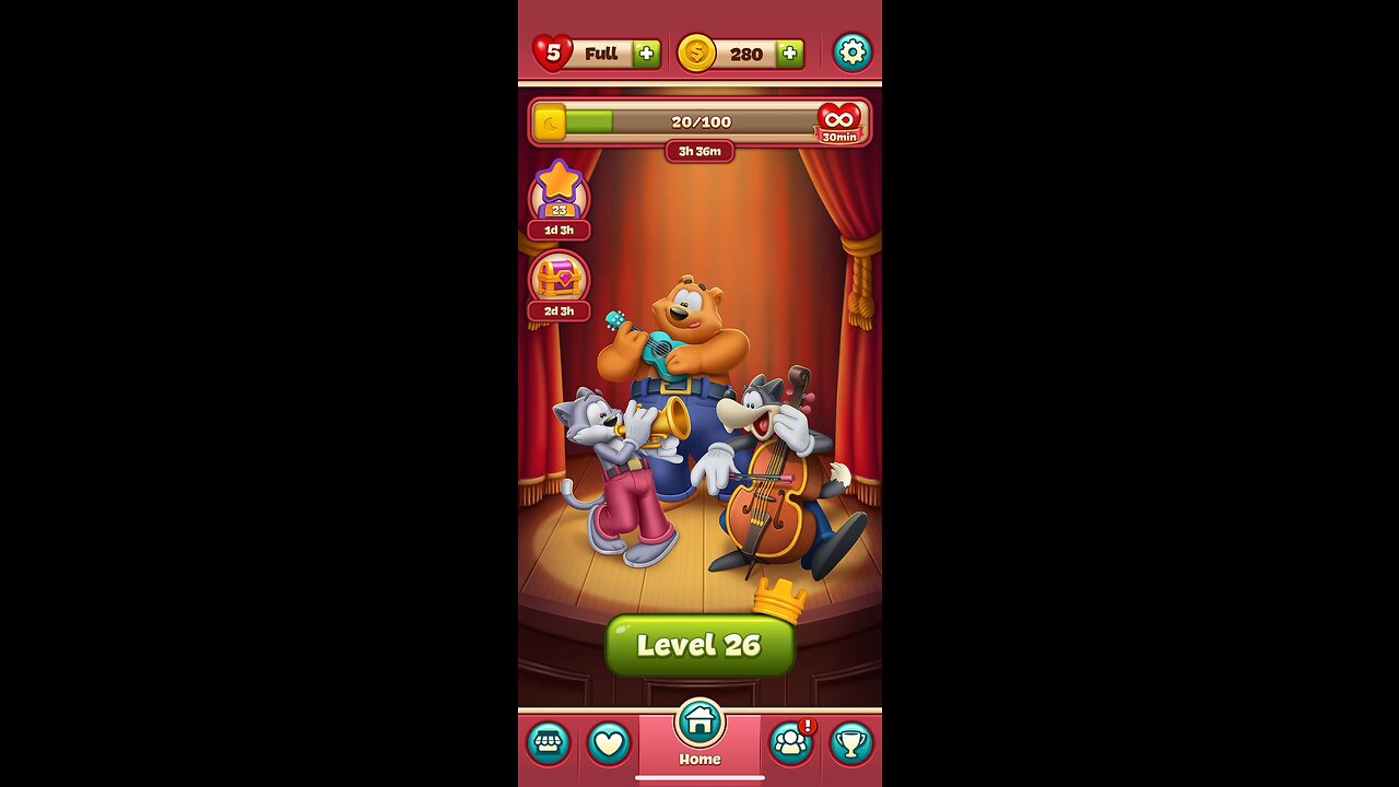 Toon Blast Level 26