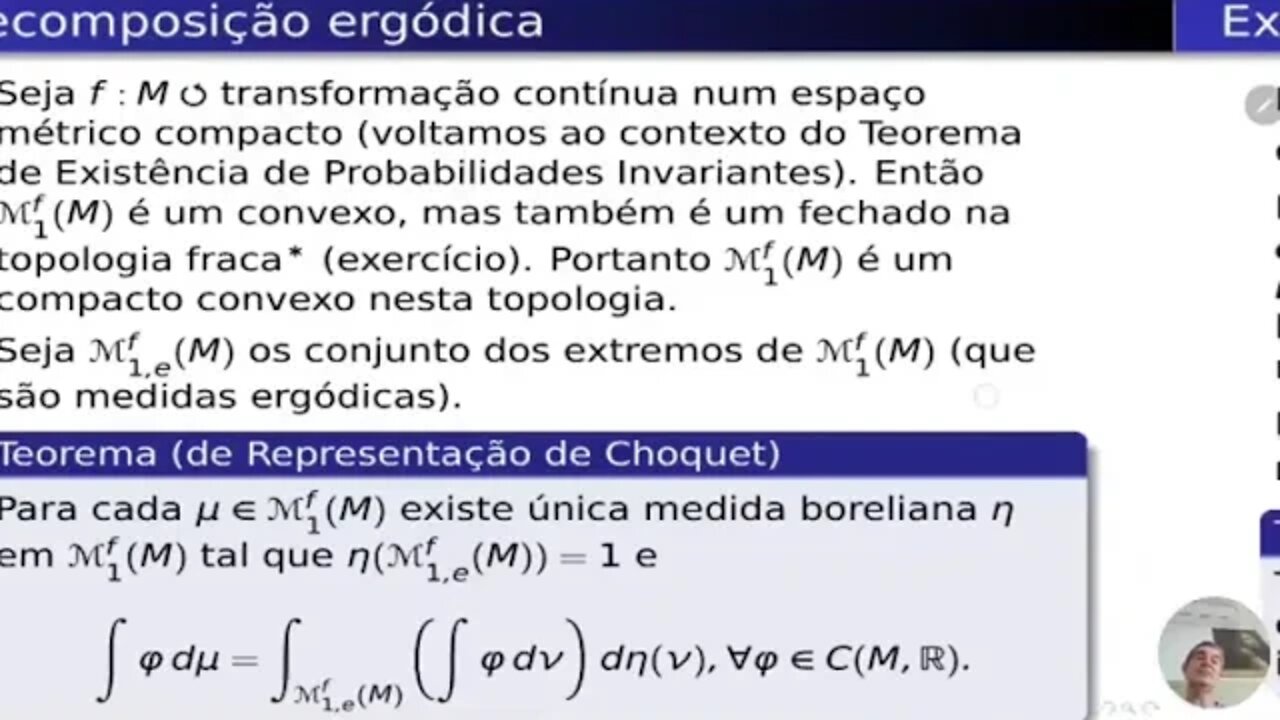 Teoria Ergódica: Teorema de Decomposição Ergódica para transformações contínuas