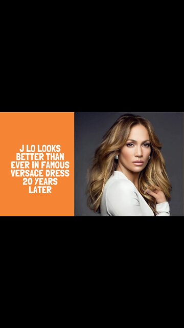 J Lo Looks Better Than Ever in Famous Versace Dress 20 Years Later