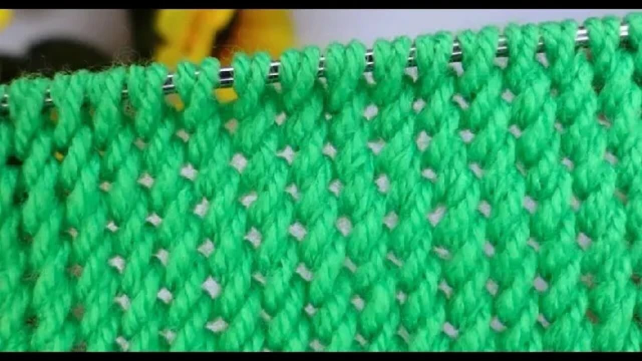 How to knitting spiral simple short stitch tutorial