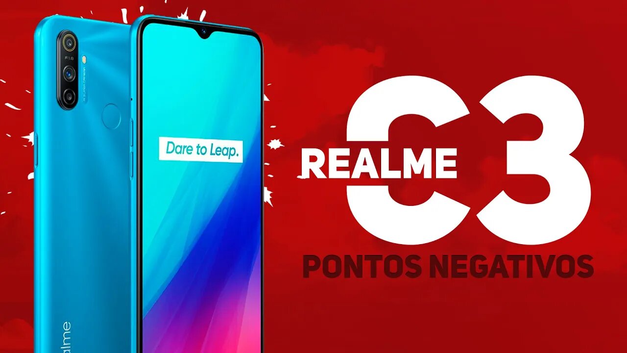 REALME C3 - Pontos Negativos 😰