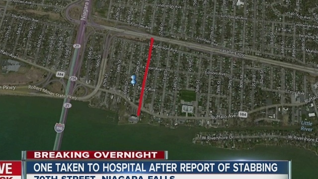 AMR takes one to hospital after report of stabbing