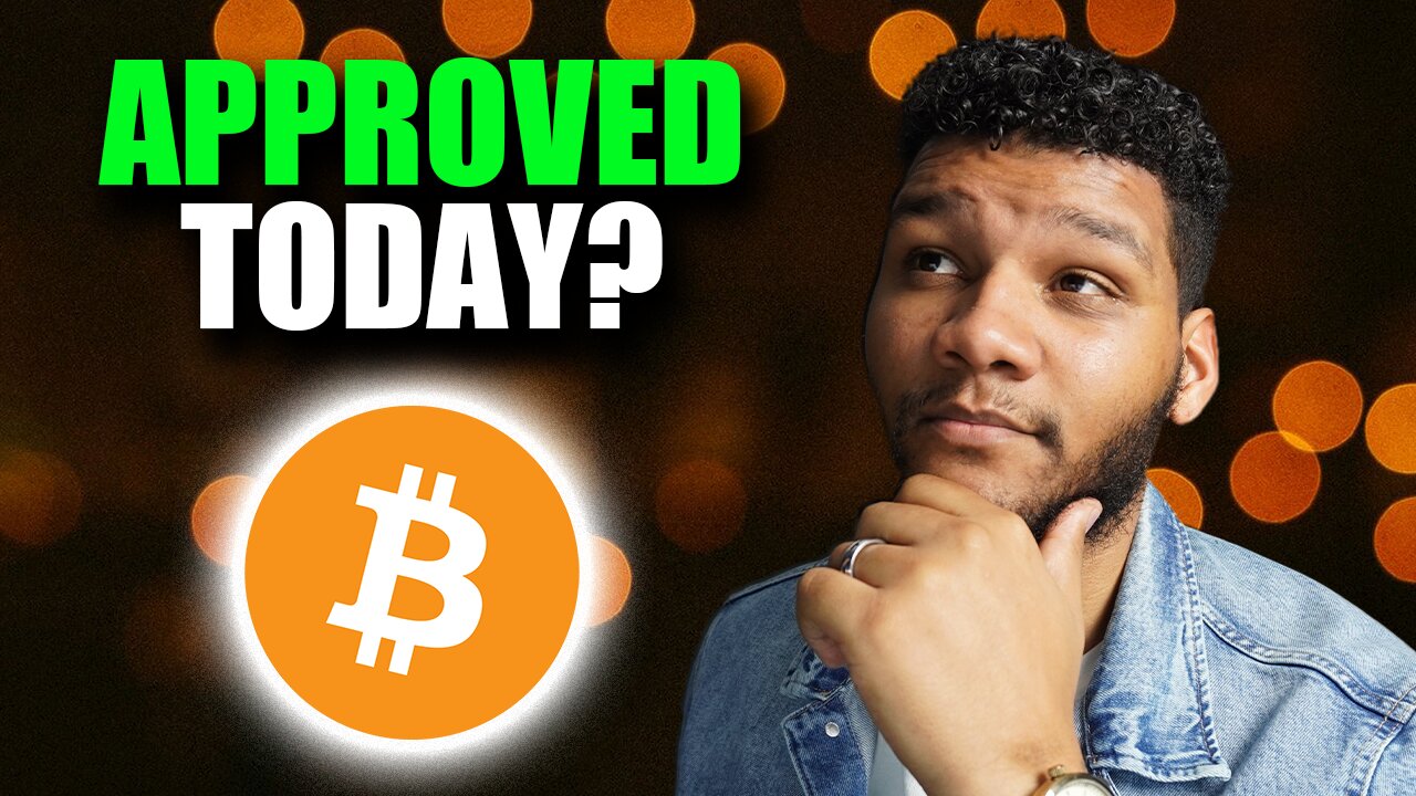 HUGE RUMOR!!! Spot #Bitcoin EFT Maybe Be Approved TODAY! #Crypto Ready To Explode