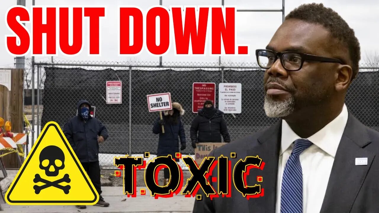 State of Illinois SHUTS DOWN Brandon Johnson TENT CITY for Migrants! Chicago Residents Are FURIOUS!