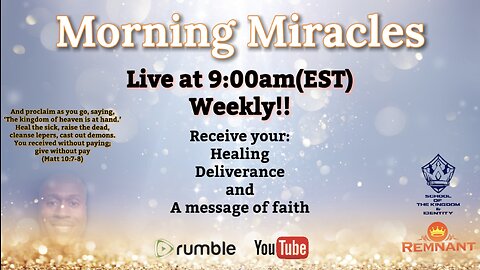 "Morning Miracles" with Special Guest: Tiana Dingle