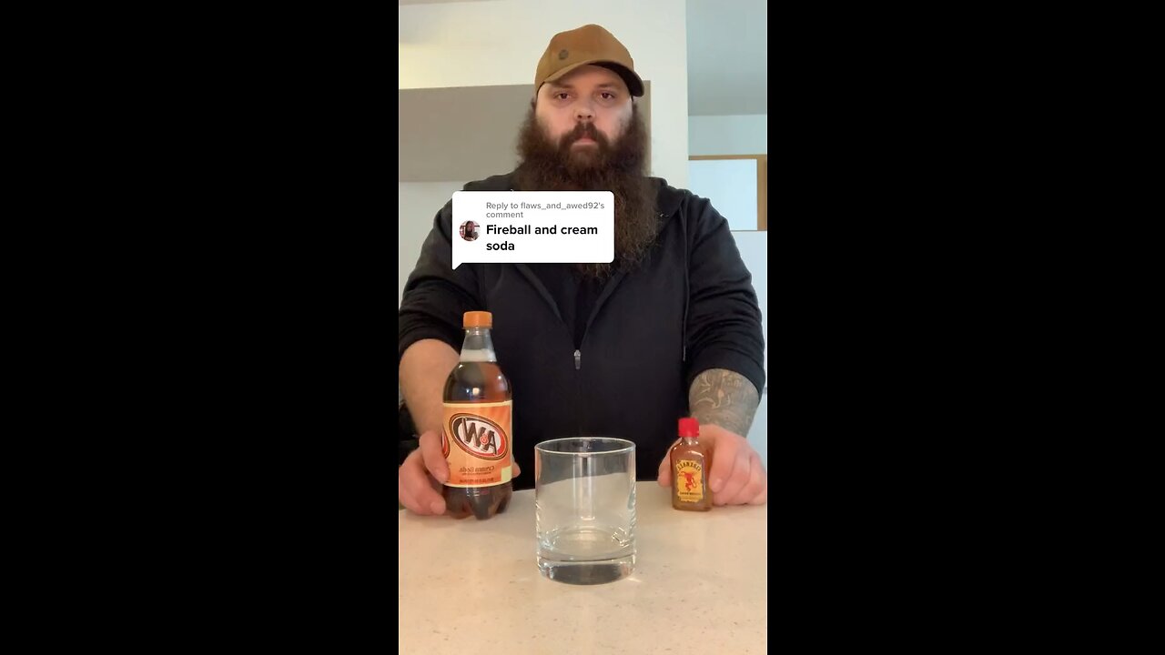 Fireball and cream soda taste test