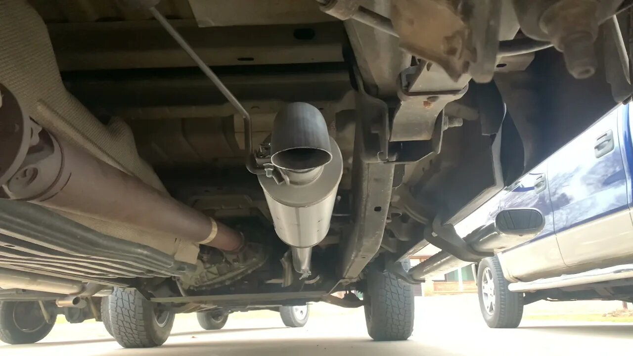 2007 F-150 Fx4 5.4 3v MBRP 3” Turn Down Exhaust Cold Start