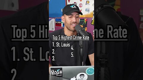 TOP 5 CITIES WITH THE HIGHEST CRIME! Zach Makes a Huge Mistake #top5 #usa #cities #crime