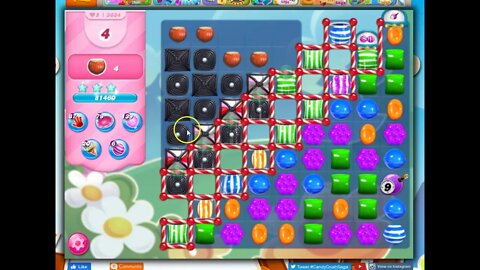 Candy Crush Level 3634 Talkthrough, 16 Moves 0 Boosters