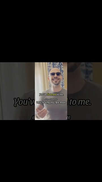 This Is Why You Are Poor | Andrew Tate