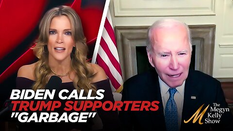 Biden Calls Trump Supporters "Garbage" While Kamala Attempts Unifying Message, with Charlie Kirk