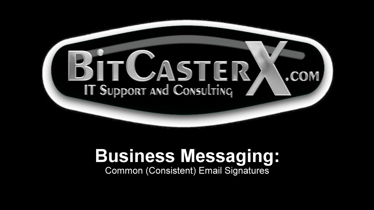 Business Messaging - Email Signatures