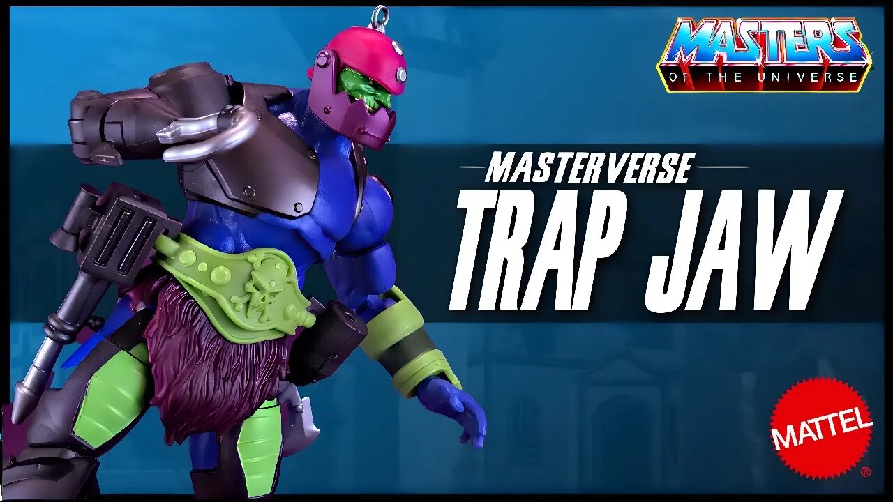 Mattel Masters of the Universe Revelations Trap Jaw Figure @The Review Spot