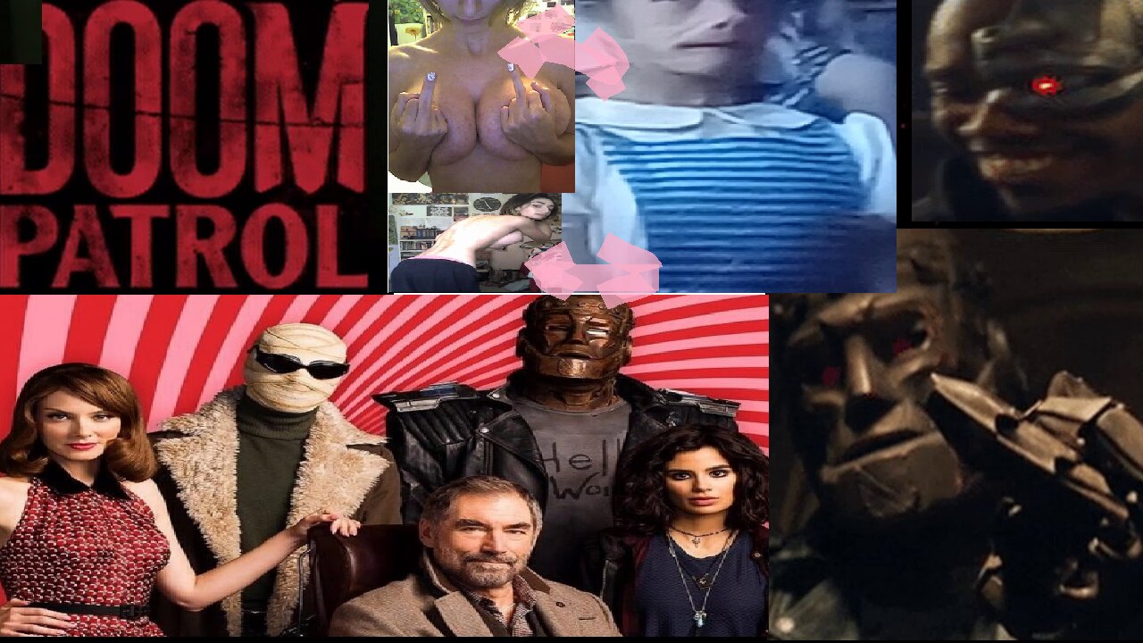 #review, #doom patrol,, starts with 4 white men, all dickless,