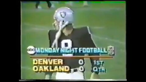 1980-12-01 Denver Broncos vs Oakland Raiders