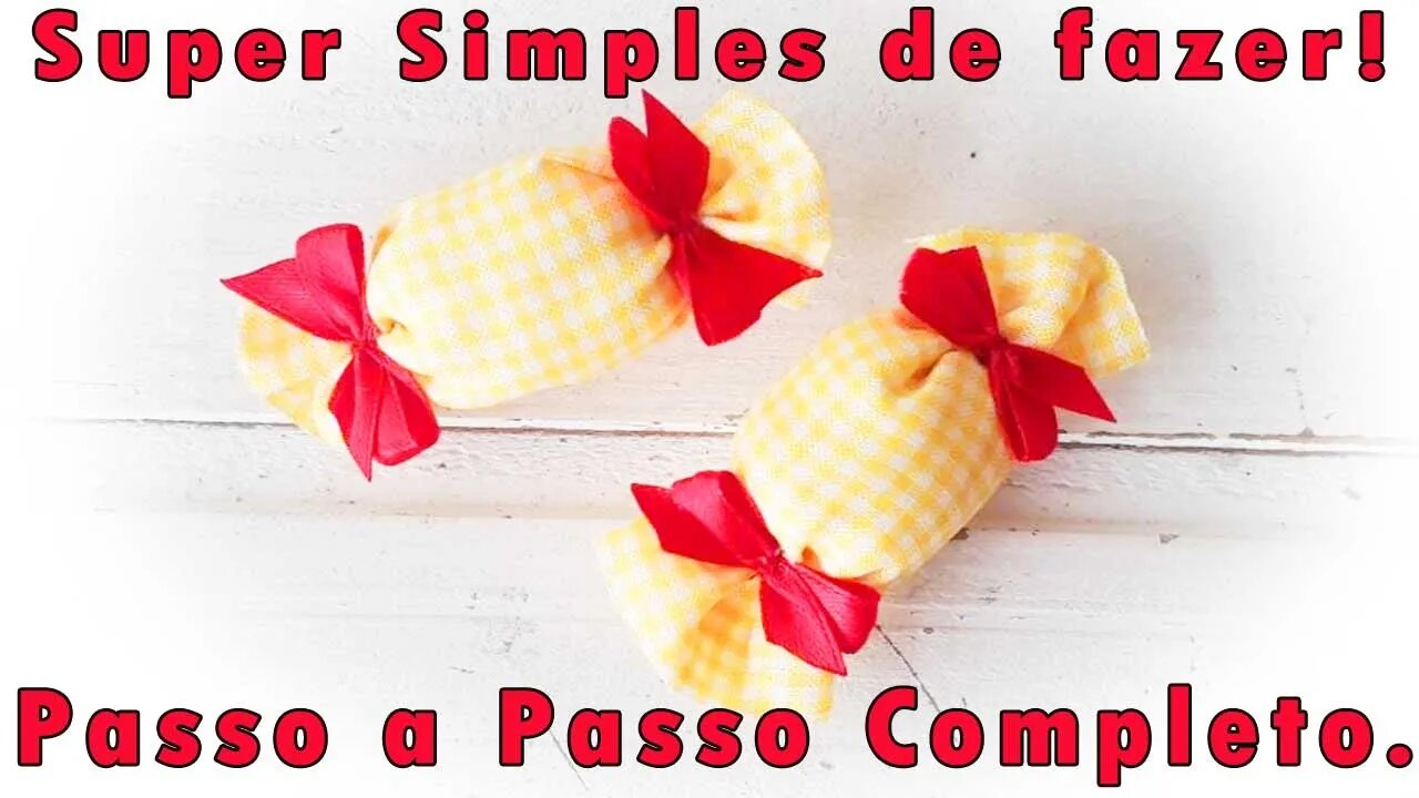 Como Fazer Acessórios de festa Junina🎀presilhas de balinhas🎀