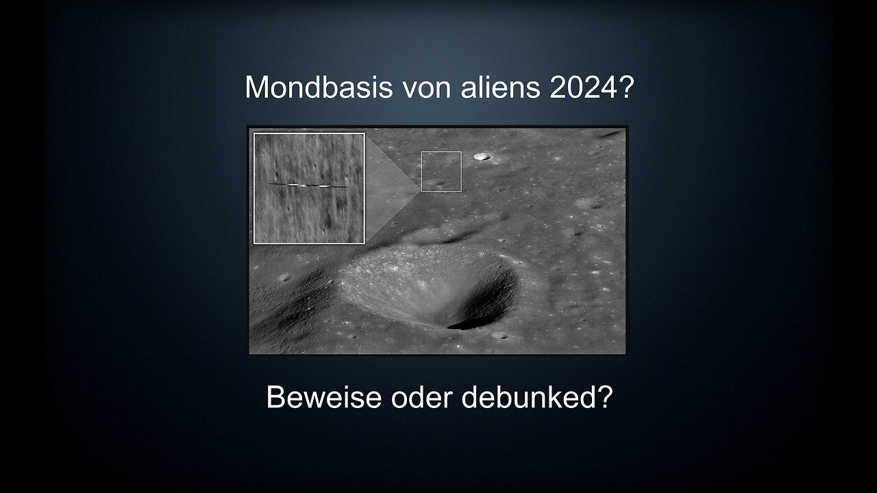 Mondbasis von aliens gefunden? - Beitrag von New York Post vom 09.04.2024