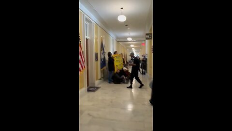 Protest erupts after Speaker Johnson enforces policy that only women can use women’s restrooms