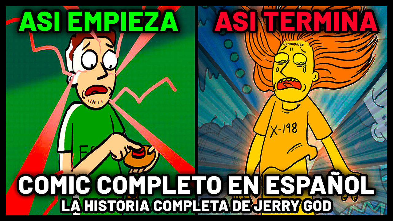 ¿Quién es Jerry God? | La historia completa de Jerry X-198 | Cómic completo en español