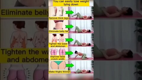 how to lose weight laying down