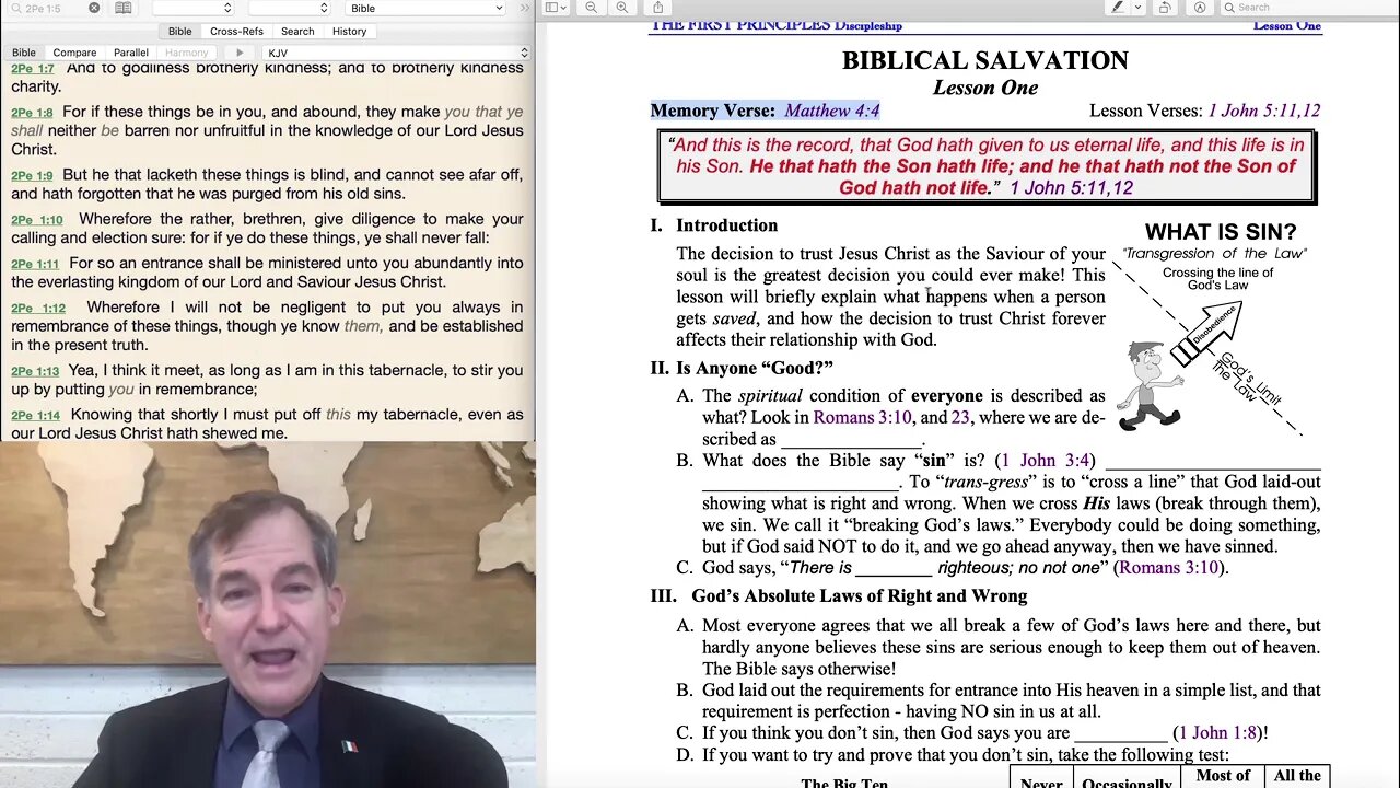 Lesson 1a - What is Biblical Salvation?