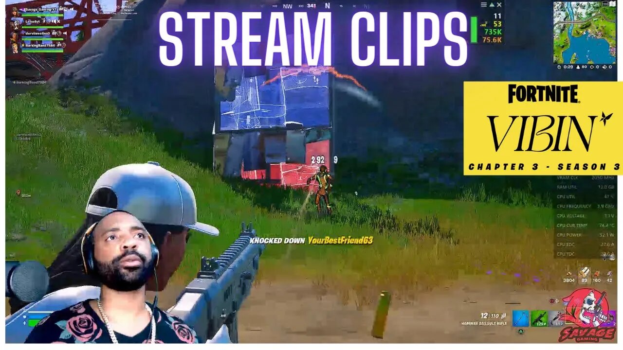 FORTNITE [LIVE] STREAM CLIPS CHAPTER 3 SEASON 3