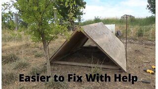 Pig Hut Repairs Again