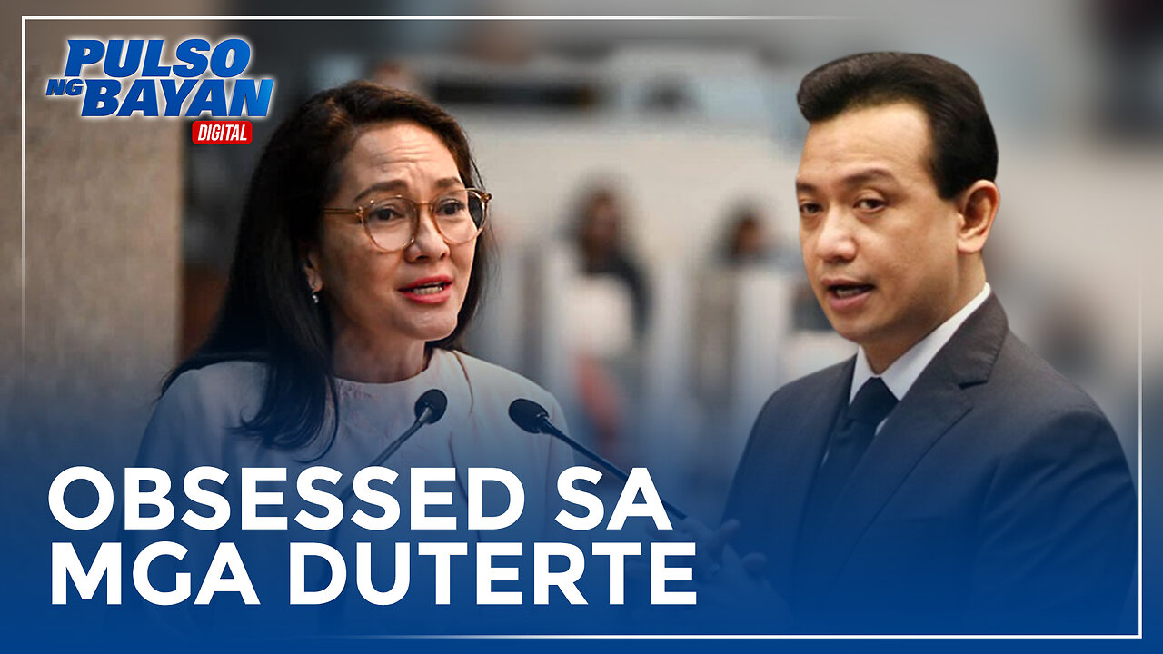 Hontiveros, Trillanes, 'obsessed' na pabagsakin ang mga Duterte —VP Sara