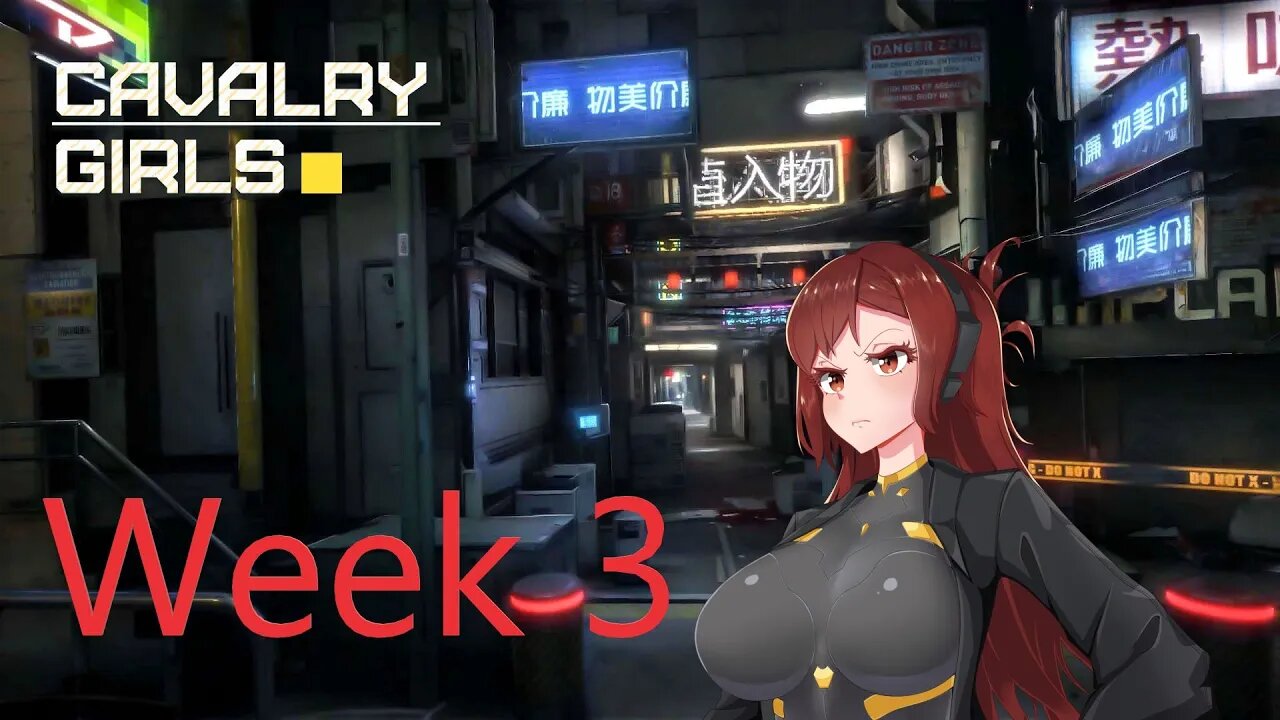 A week in the life of a mech pilot waifu | Week 3 | Cavalry Girls DEMO