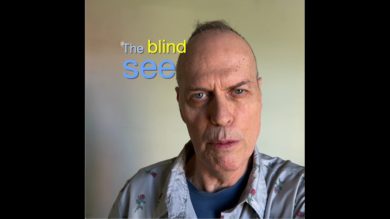 The Blind See