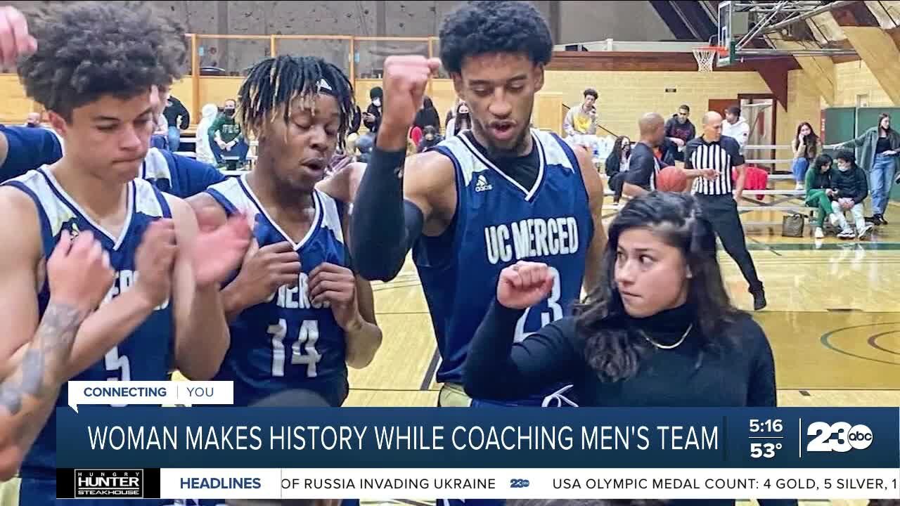 Leticia 'Moses' Oceguera makes history coaching UC Merced men's basketball team